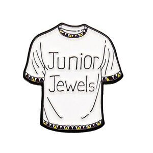 TAYLOR SWIFT JUNIOR JEWELS T-SHIRT OIL DRIPPED ENAMEL PIN LAPEL PIN BROOCH NWT